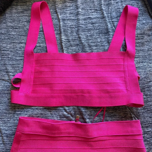 Superdown Pink Mini Pencil Skirt Set Night Out - Picture 13 of 13